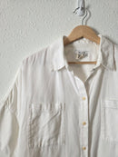 Madewell Oversized Cotton Button Up (L)