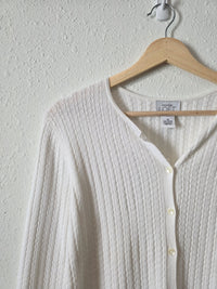 NEW Vintage Loft Cable Knit Sweater (M)