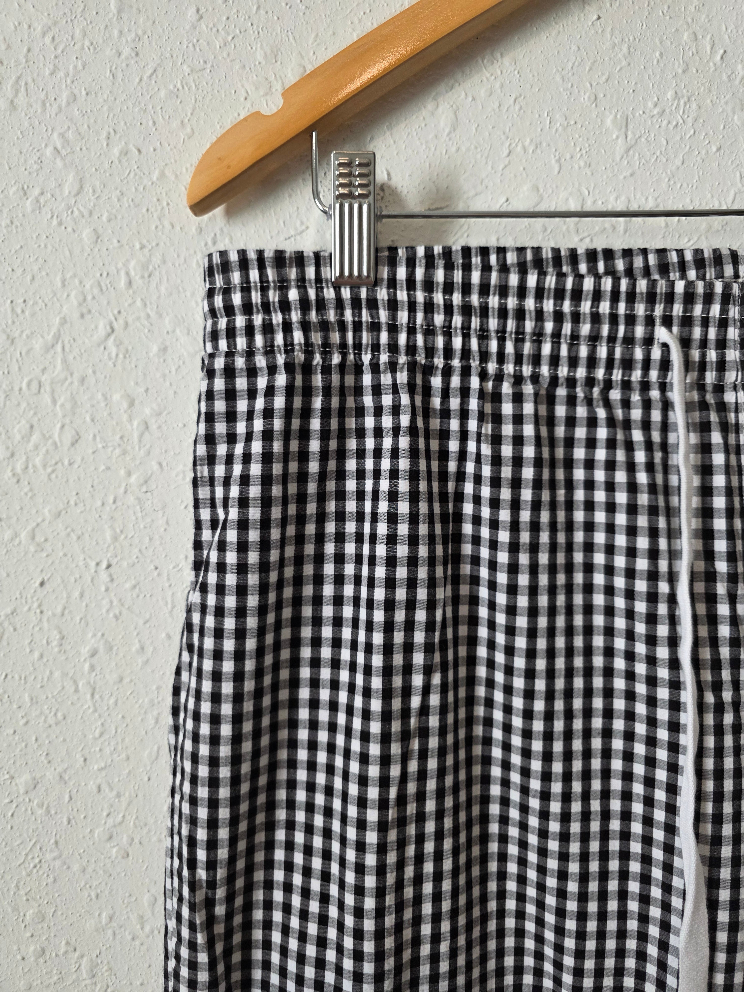 Gap Gingham Straight Pants (M)