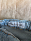 Zara Light Wash Denim Shorts (8)