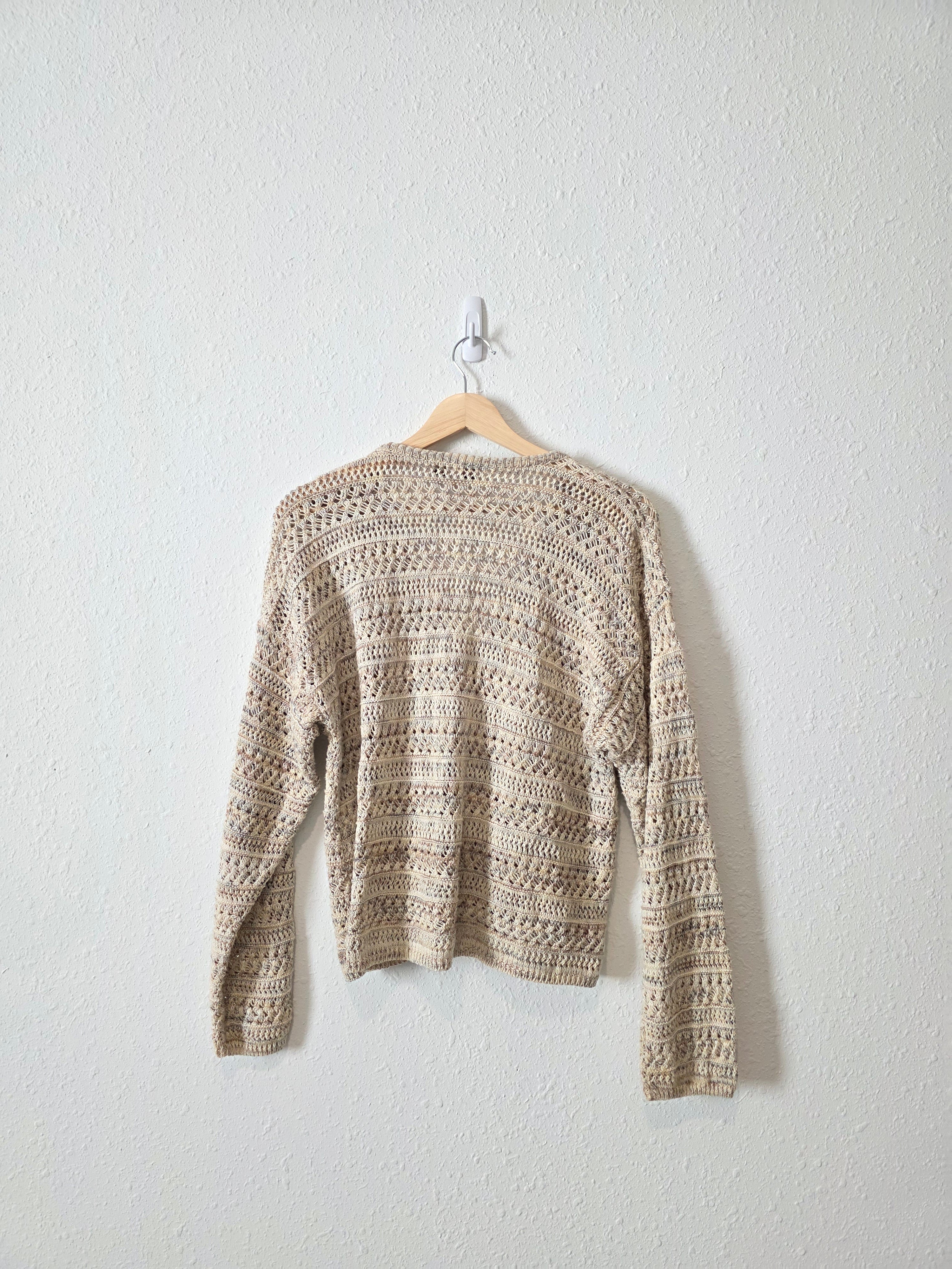 Vintage Cotton Knit Sweater (S)
