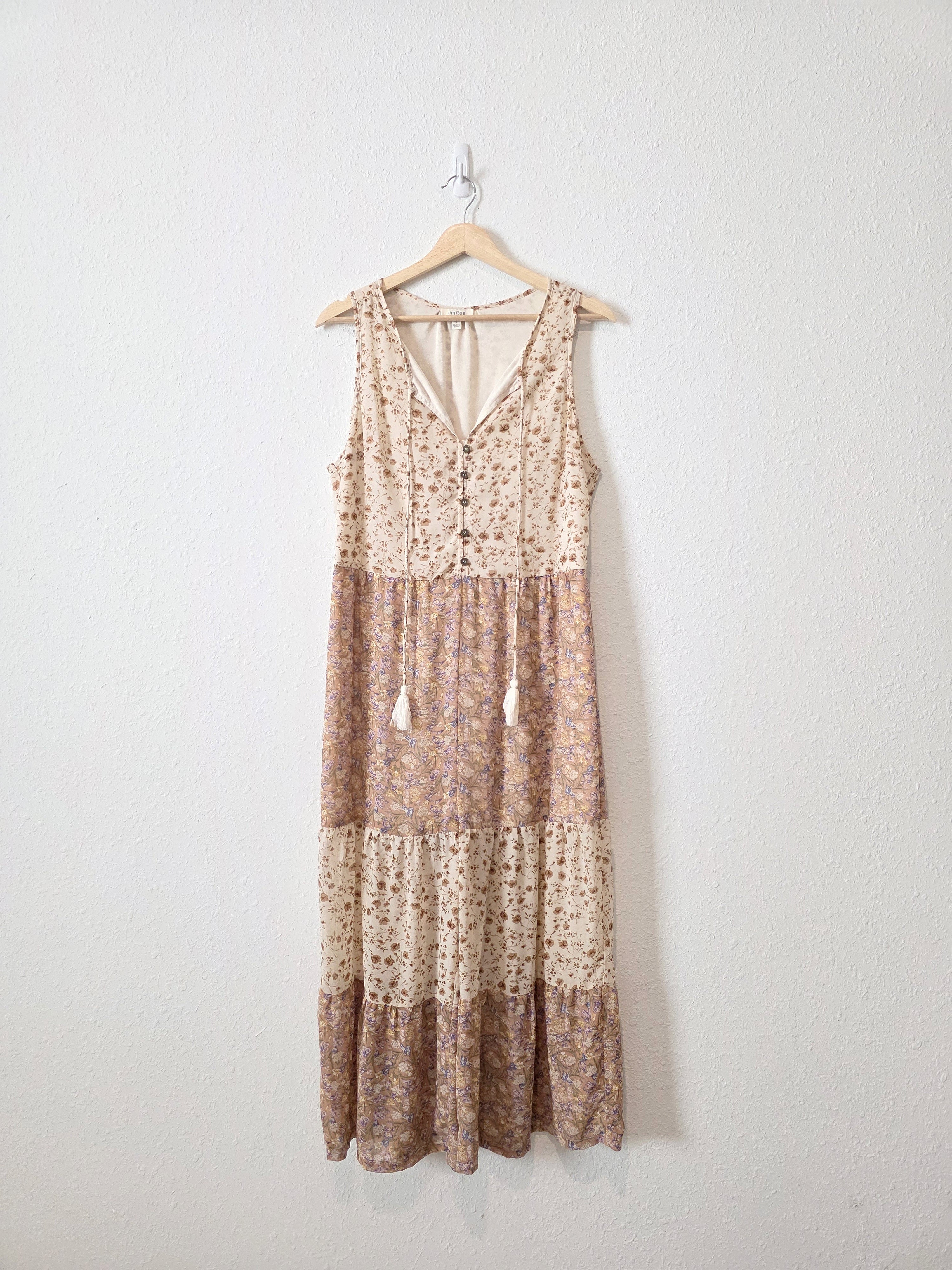 Floral Wide Leg Jumpsuit (L)