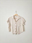 Altar'd State Linen Blend Top (M)