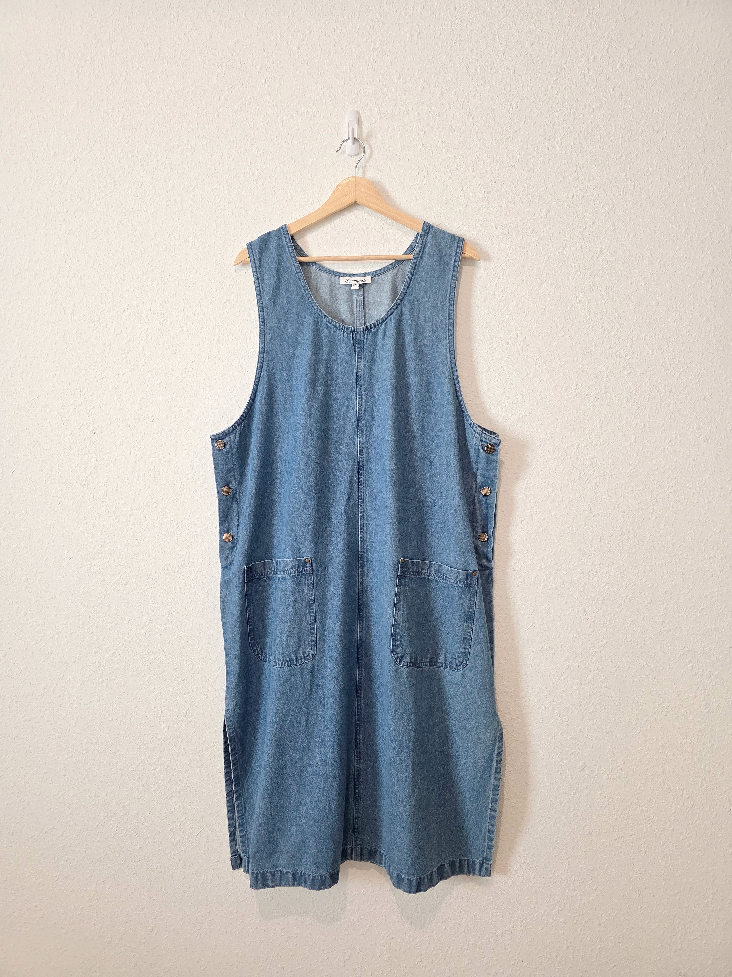 Vintage Denim Midi Dress (XLP)