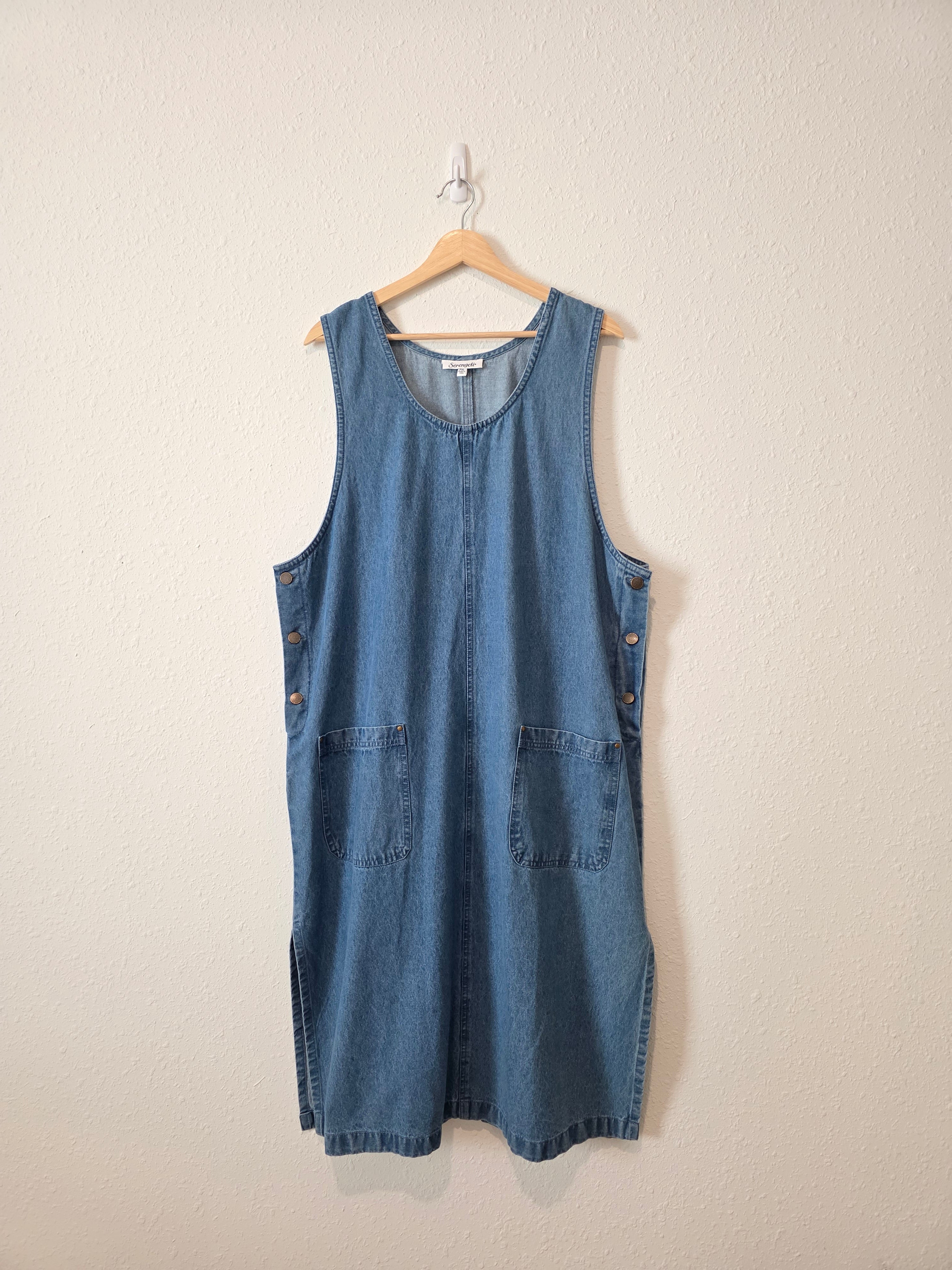 Vintage Denim Midi Dress (XLP)