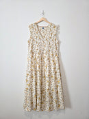 Floral Smocked Midi Dress (2X)