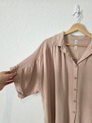 Zenana Linen Blend Button Up (L/XL)