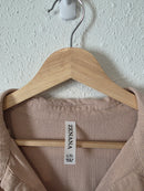 Zenana Linen Blend Button Up (L/XL)