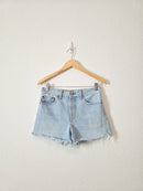 Levi's Light Wash Denim Shorts (27)