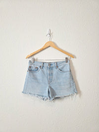 Levi's Light Wash Denim Shorts (27)