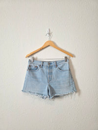 Levi's Light Wash Denim Shorts (27)