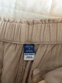 Cotton Gauze Wide Leg Pants (M)