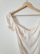 Reformation Ivory Sweetheart Top (4)