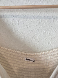 Reformation Ivory Sweetheart Top (4)