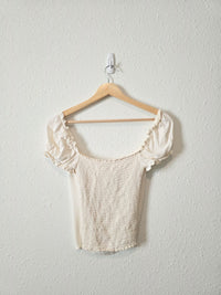 Reformation Ivory Sweetheart Top (4)