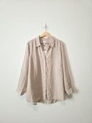 NEW 100% Linen Button Up (2X)