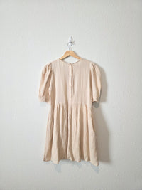 Cotton Gauze Babydoll Dress (S)