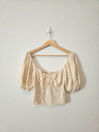 By Together Floral Embroidered Top (S)
