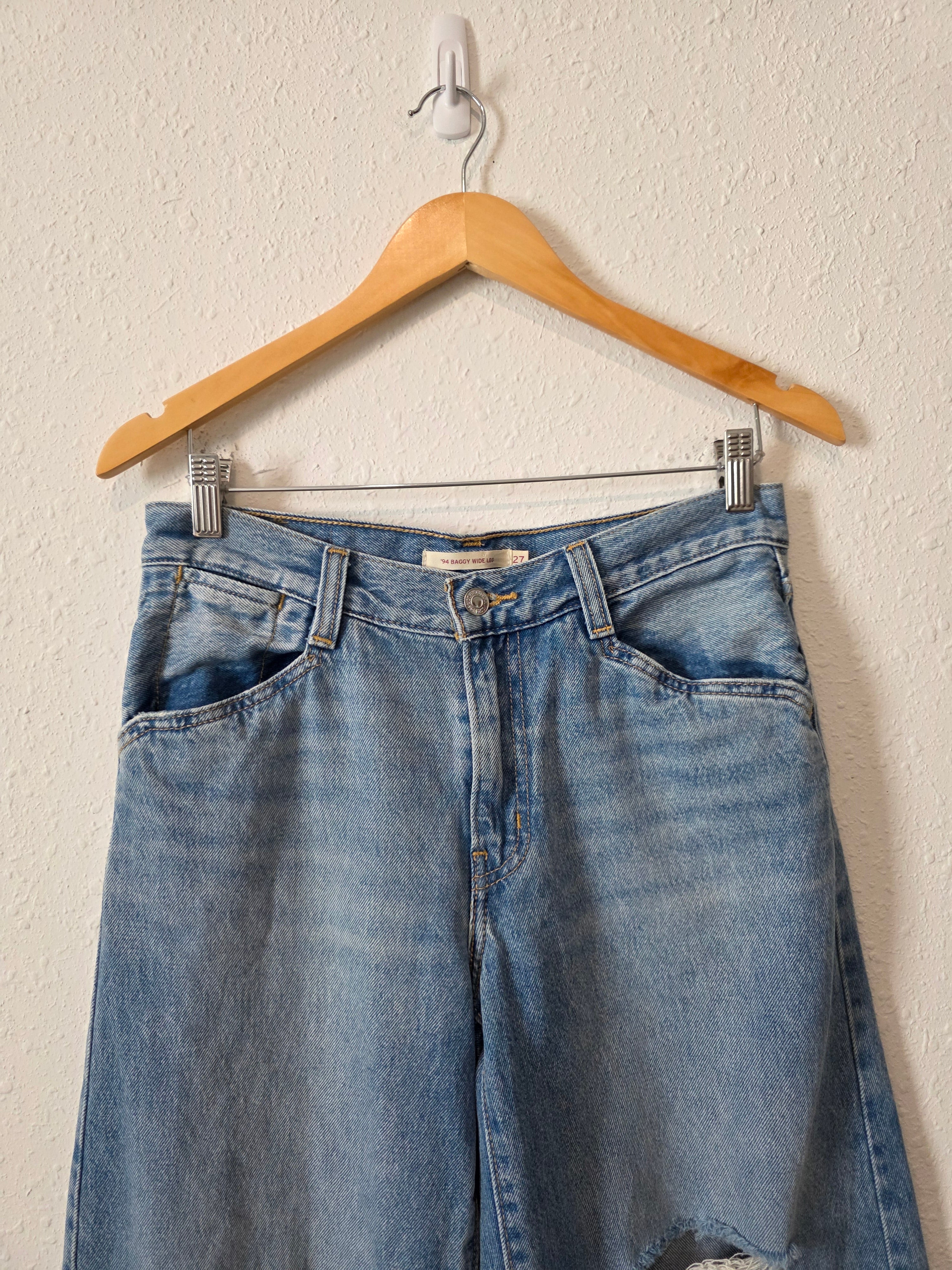 Levi's Baggy Wide Leg Jeans (27)