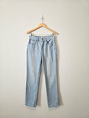 Madewell Light Wash Straight Jeans (26)