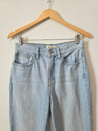 Madewell Light Wash Straight Jeans (26)
