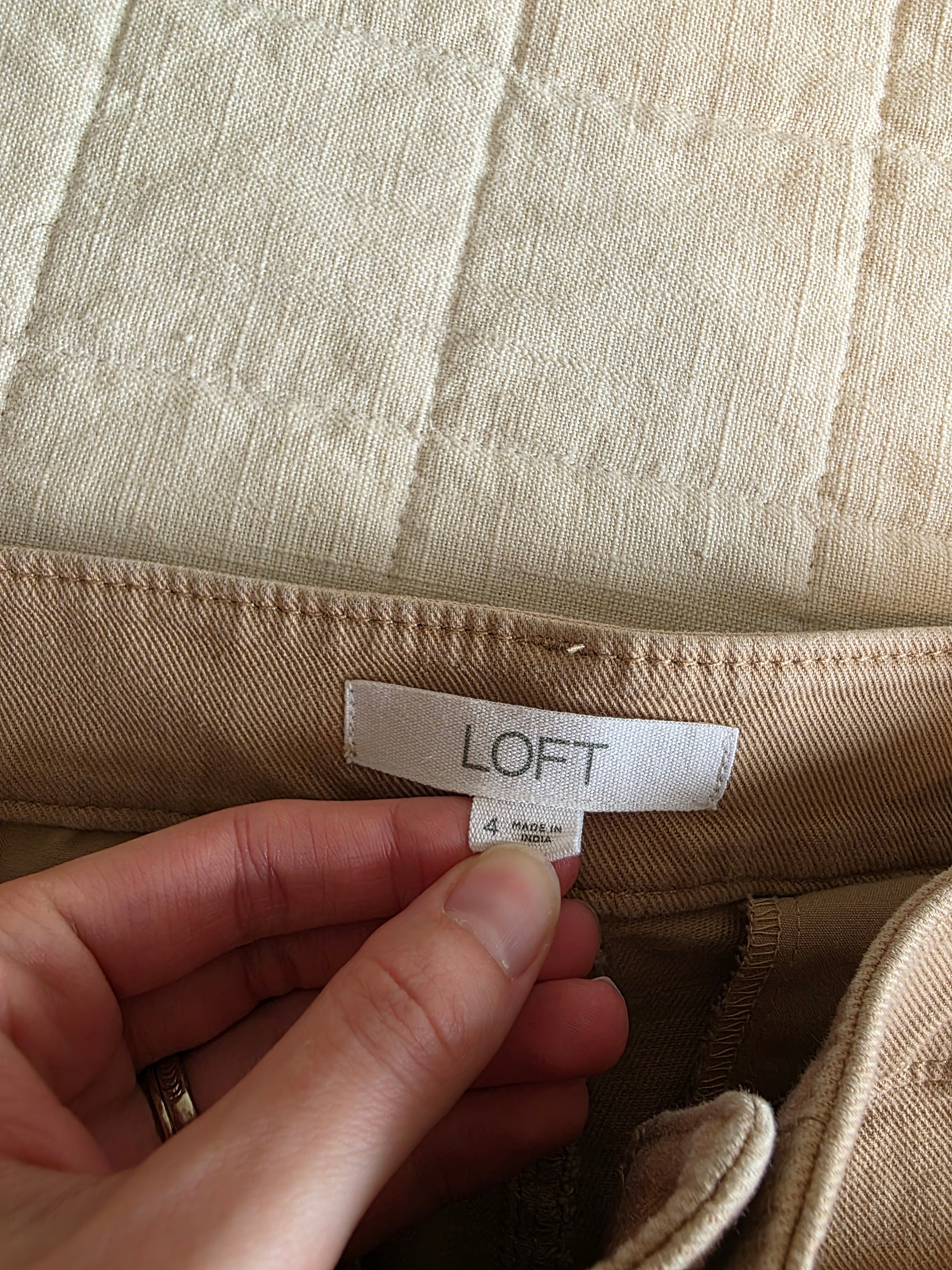 Loft Neutral Wide Leg Pants (4)