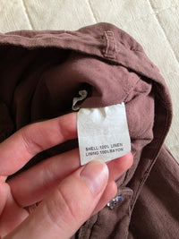 Dissh Chocolate Linen Trousers (4)