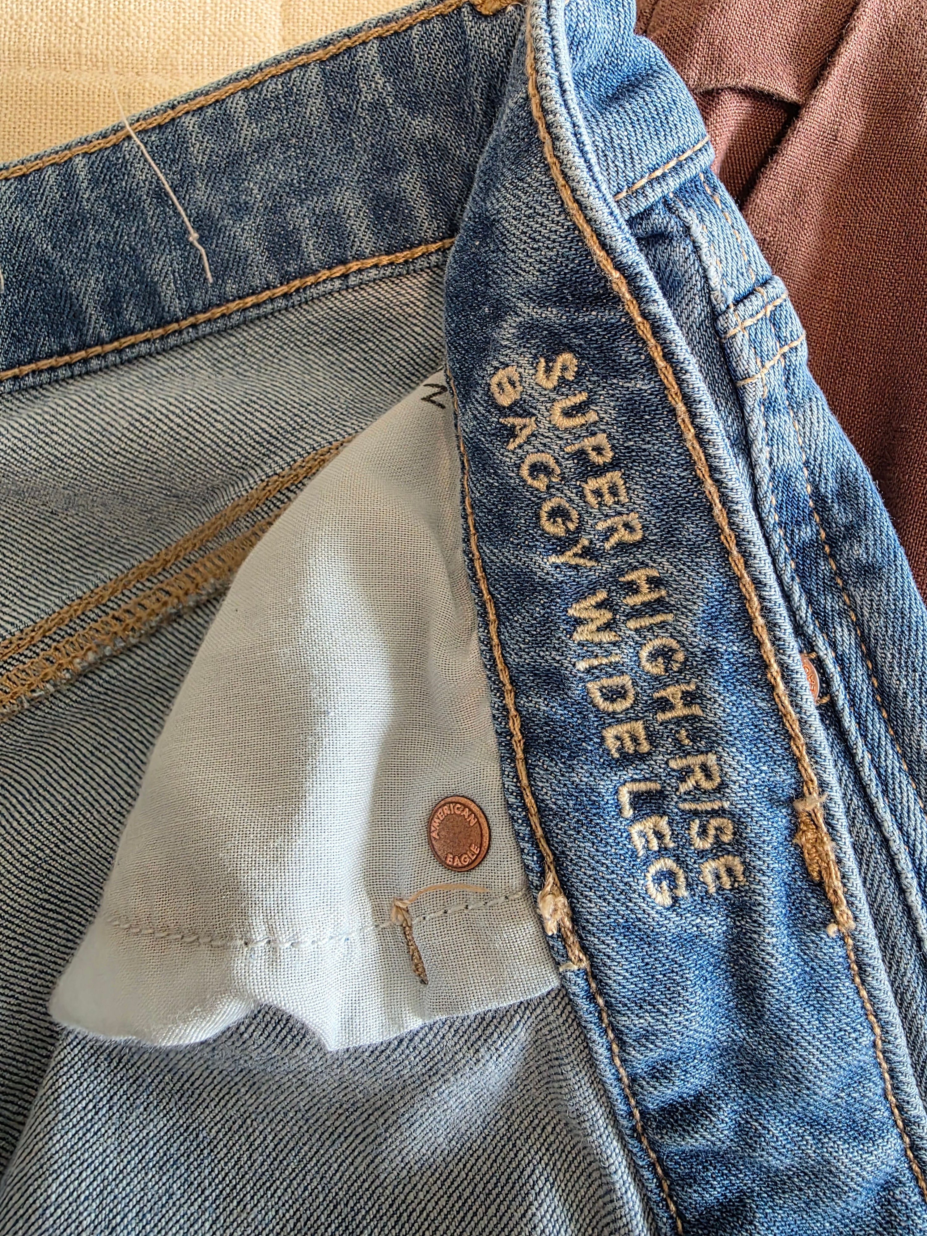 Baggy Wide Leg Jeans (14L)