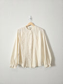 NEW Floral Embroidered Blouse (M)