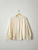 NEW Floral Embroidered Blouse (M)