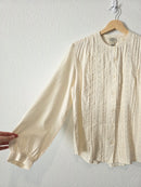 NEW Floral Embroidered Blouse (M)