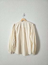 NEW Floral Embroidered Blouse (M)