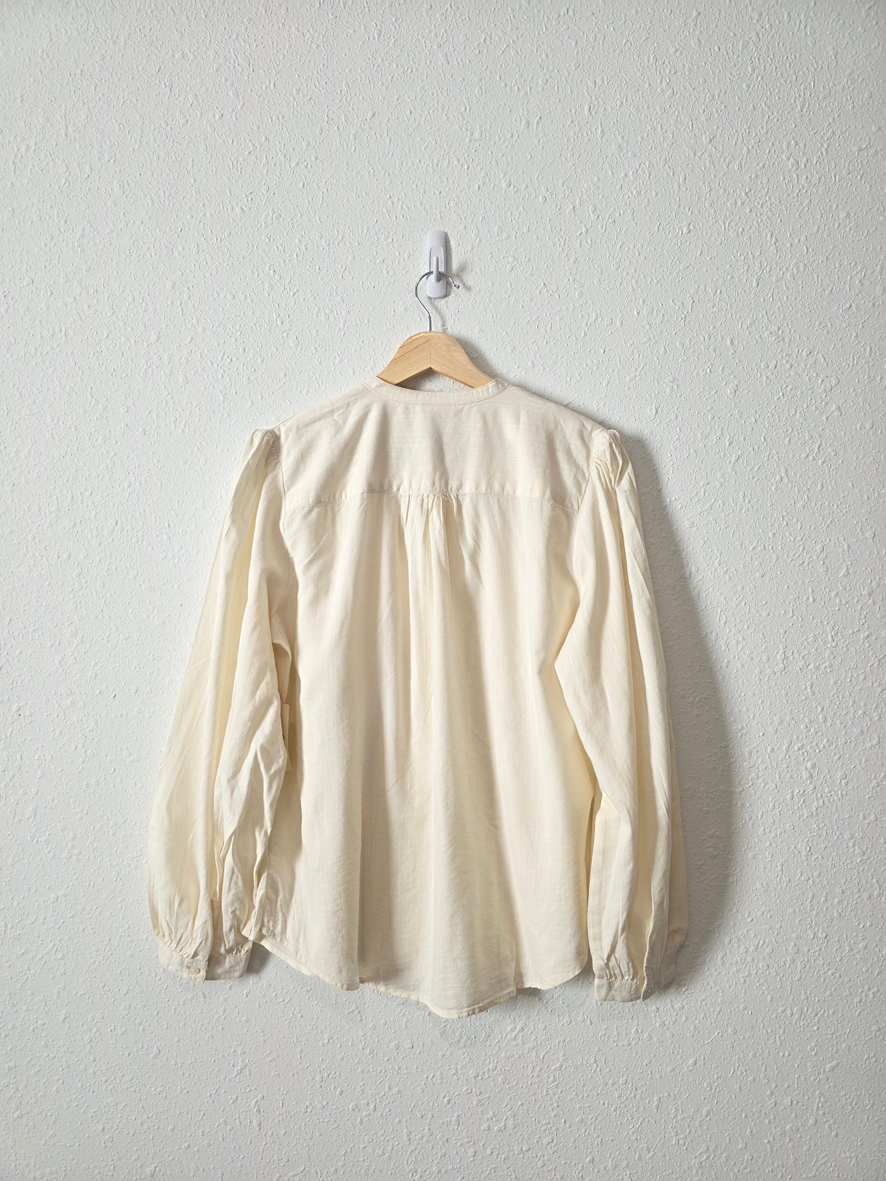 NEW Floral Embroidered Blouse (M)