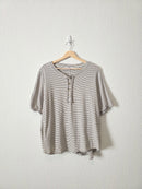 Polagram Striped Oversized Tee (L)