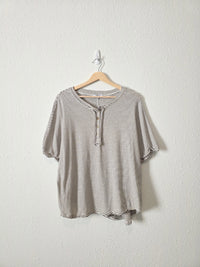 Polagram Striped Oversized Tee (L)