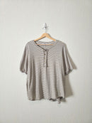 Polagram Striped Oversized Tee (L)