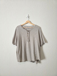 Polagram Striped Oversized Tee (L)