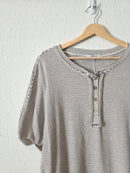 Polagram Striped Oversized Tee (L)