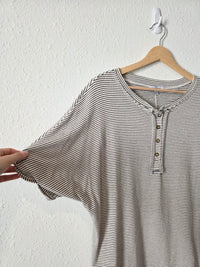 Polagram Striped Oversized Tee (L)
