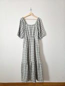 Upwest Gingham Maxi Dress (M)