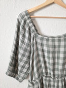Upwest Gingham Maxi Dress (M)