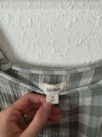 Upwest Gingham Maxi Dress (M)