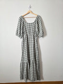 Upwest Gingham Maxi Dress (M)