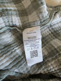 Upwest Gingham Maxi Dress (M)