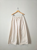 COS Ecru Barrel Easy Pants (M/L)