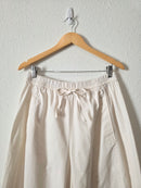 COS Ecru Barrel Easy Pants (M/L)