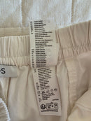 COS Ecru Barrel Easy Pants (M/L)