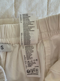 COS Ecru Barrel Easy Pants (M/L)