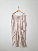 Free People Cotton Linen Pants (L)