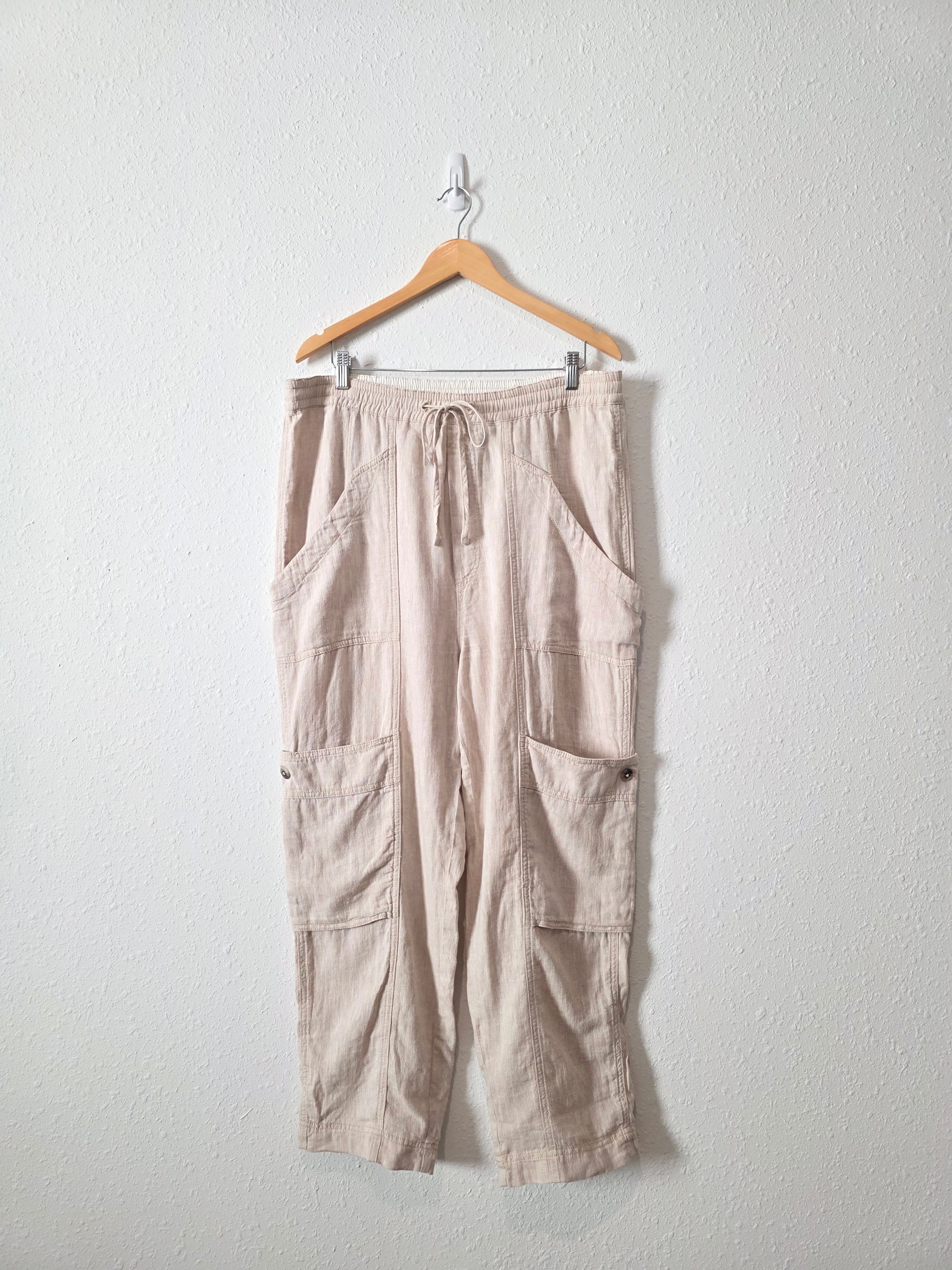 Free People Cotton Linen Pants (L)